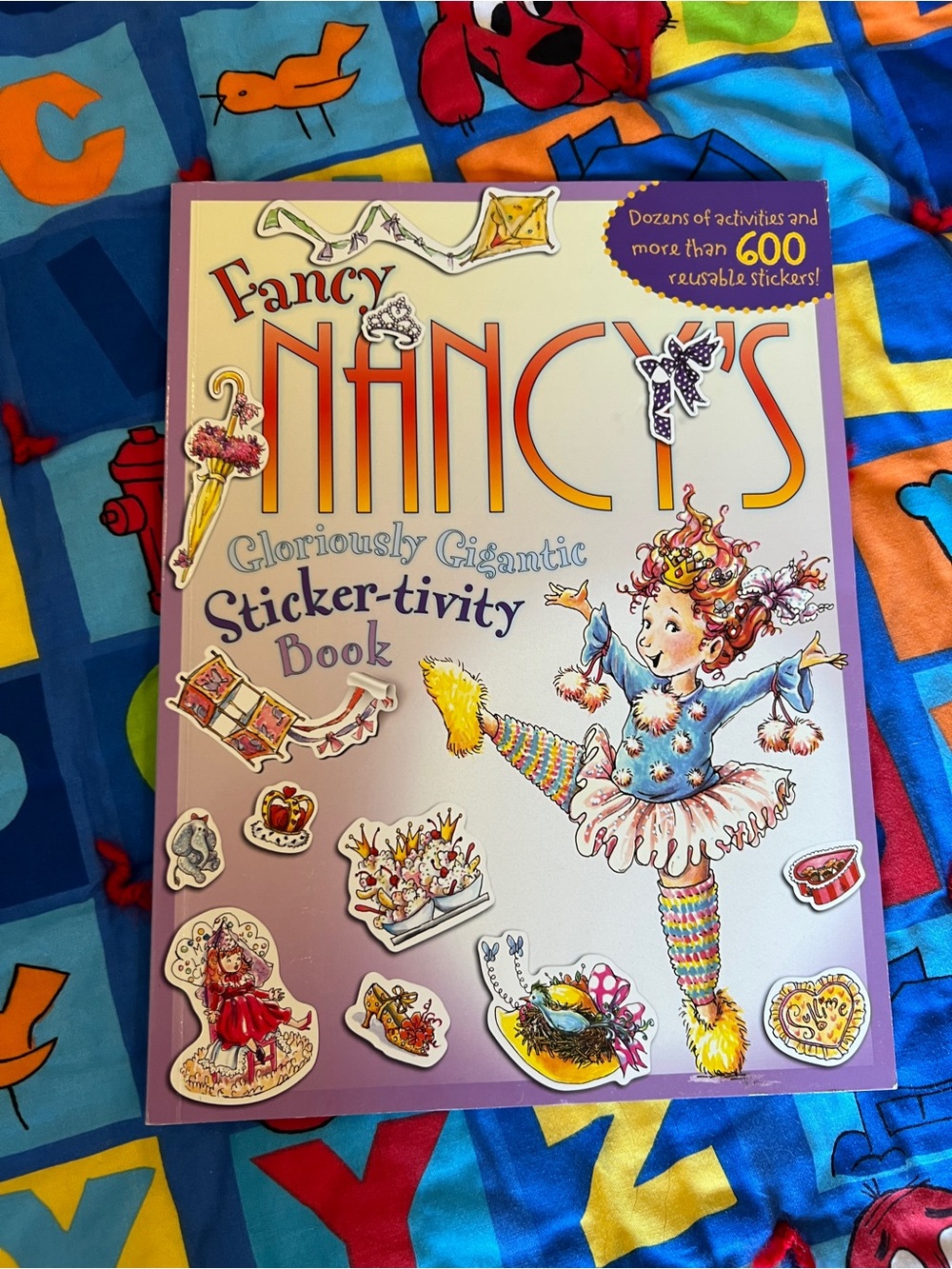Fancy NANCY Gloriously Gigantic Sticker-tivity Book - Purple